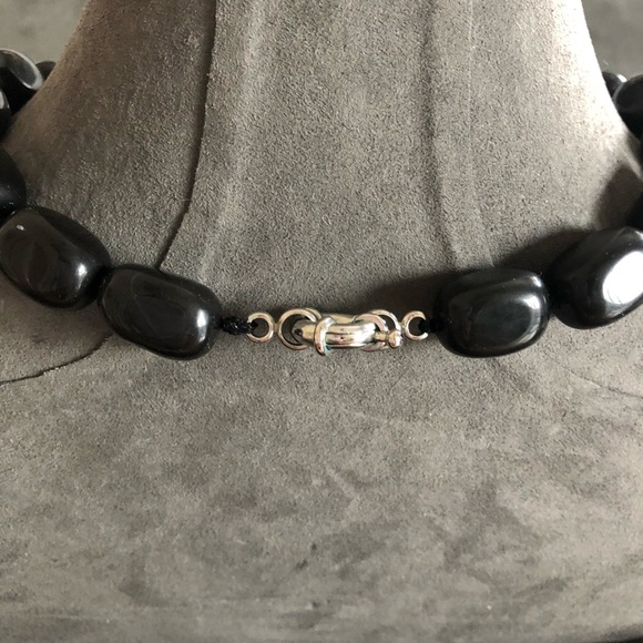 Heavy Vintage 1990 Chunky genuine agate geode stone necklace. - Picture 8 of 8